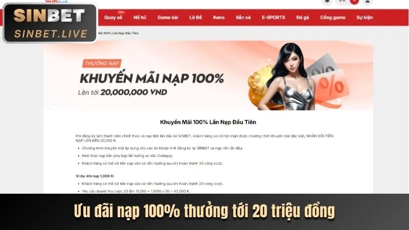 Khuyến mãi chào mừng thành viên mới helo888